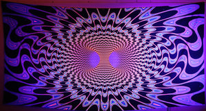 3 metre Trippers Torus Psychedelic Art Tapestry